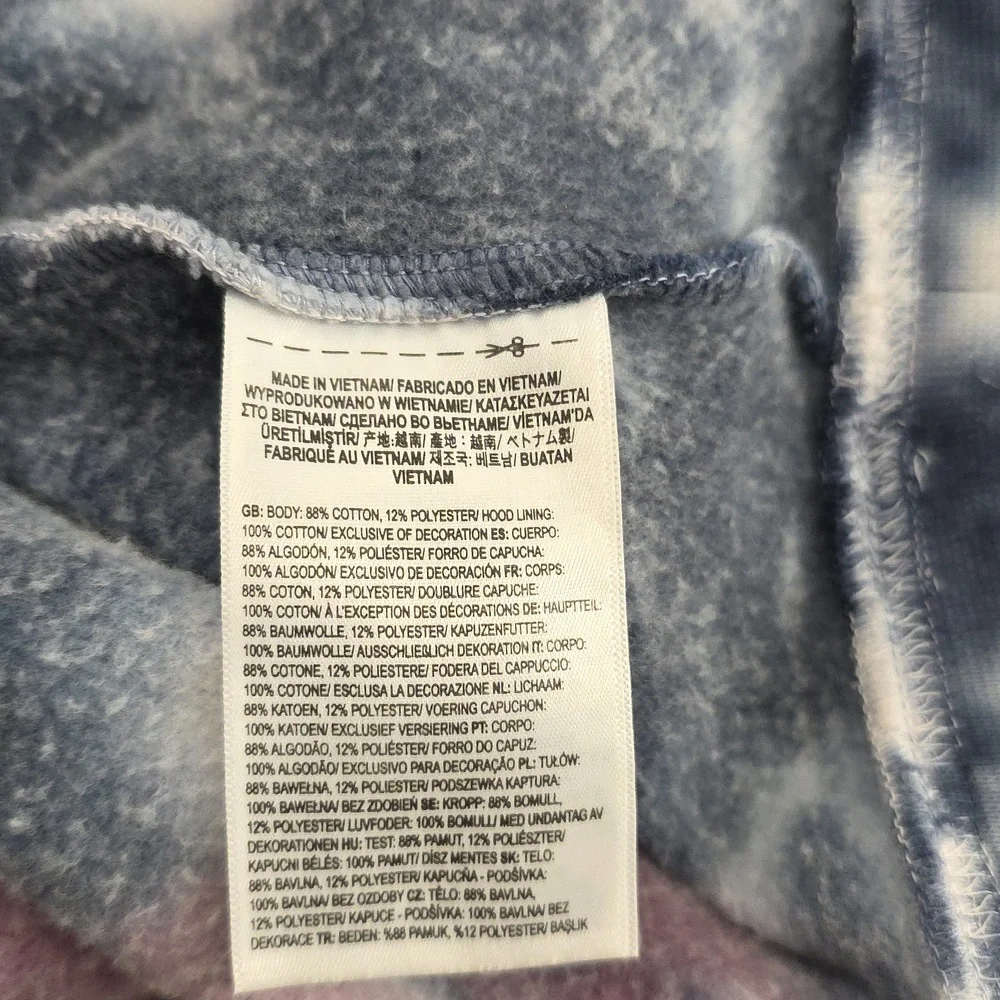 Vans Multicolor Tie-Dye Hoodie Unixes Size M - Picture 7 of 7